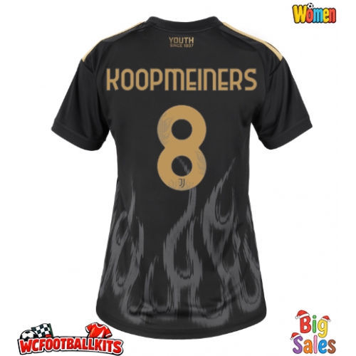 Juventus Teun Koopmeiners #8 Replica Third Stadium Shirt for Women 2026-27 Short Sleeve